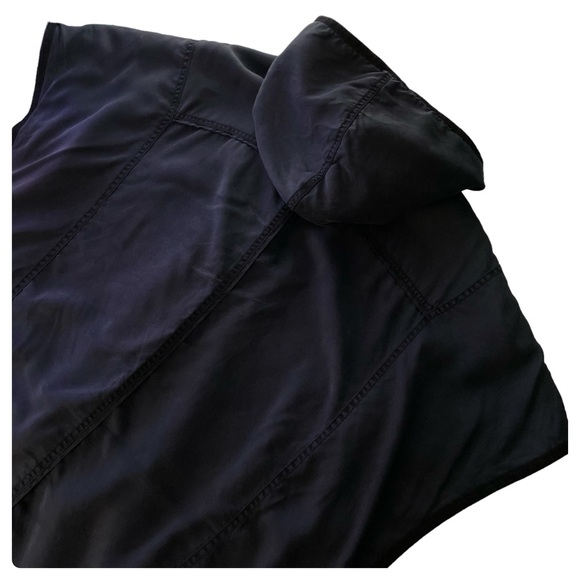 Anthropologie Hooded Utility Cape by Hei Hei Size M/L Navy - Picture 12 of 15